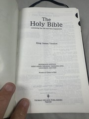 Holy Bible KJV Reference Edition Words of Christ Red Concordance Indexed
