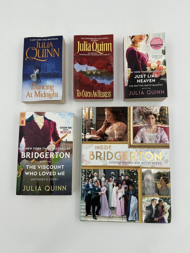 Inside Bridgerton Betsy Beers and Shonda Rhimes 2022 Hardcover And 4 PB Books