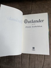 Outlander Diana Gabaldon 1st First Book Club Edition 1991 Hardcover HCDJ