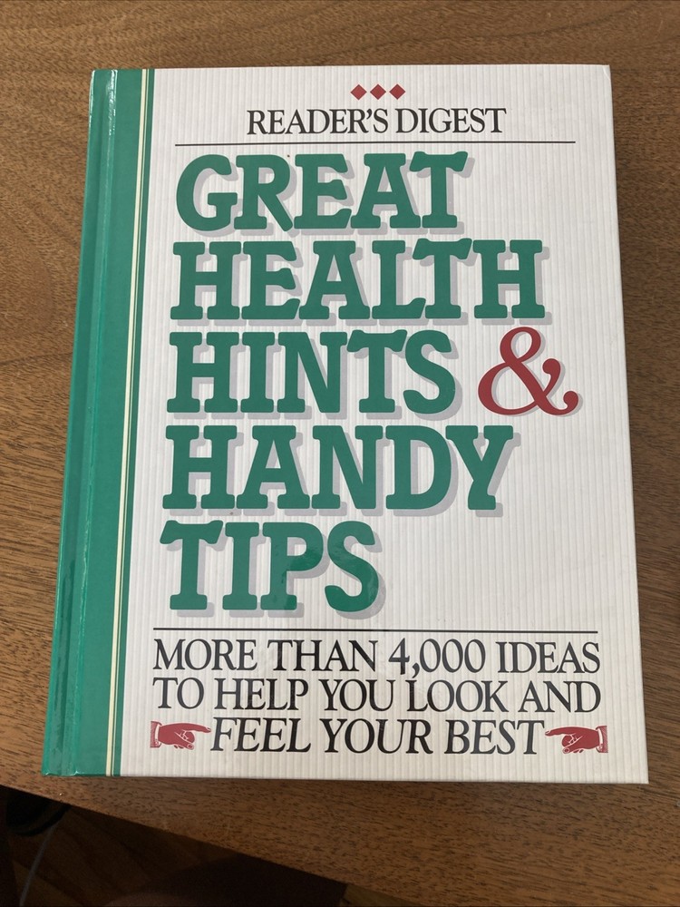 Great Health Hints and Handy Tips Vintage Reader’s Digest Reference Book 1994