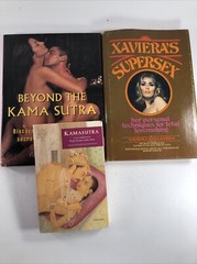 Lot of 3 books Kama Sutra + Beyond the Kama Sutra + Xaviera’s Supersex
