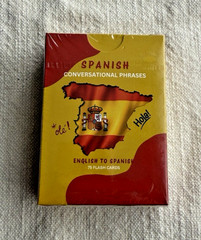 Spanish Conversational Flash Cards English to Spanish 75 Cards Learning