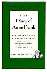 Diary of Anne Frank – Hardcover By Goodrich, Frances – GOOD
