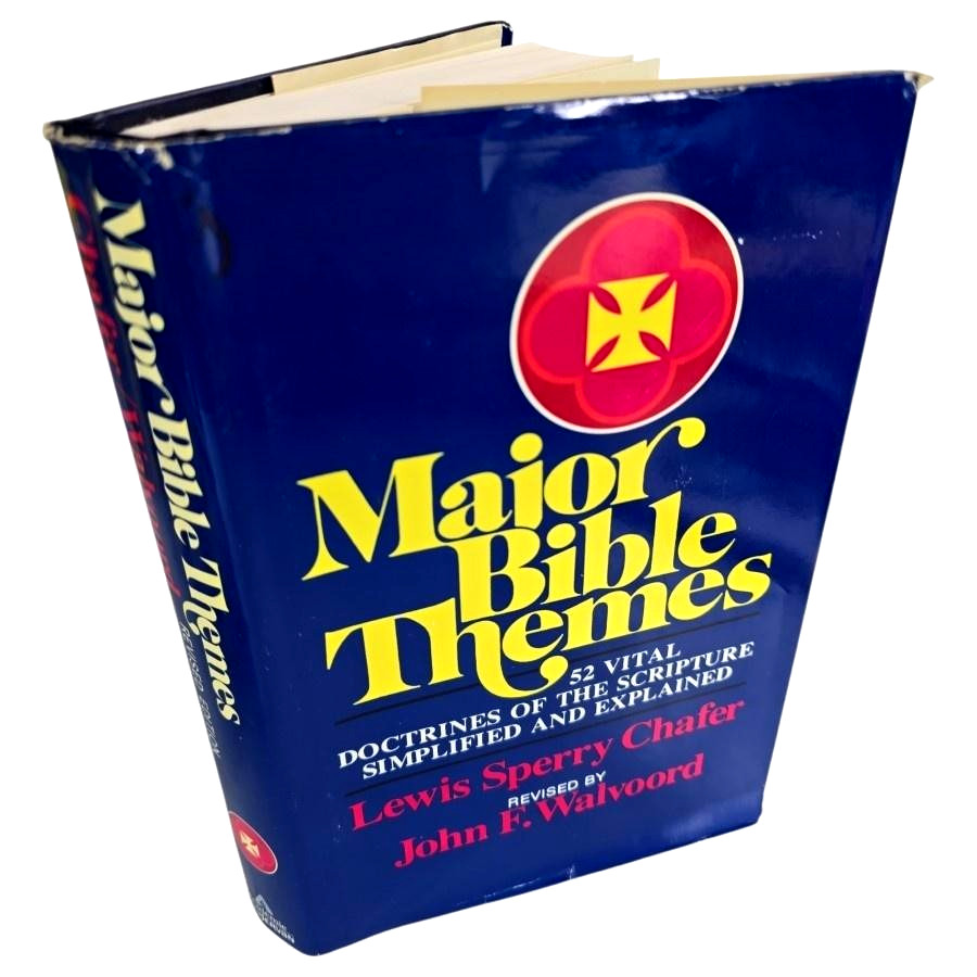 Major Bible Themes Lewis Sperry Chafer John Walvoord HC 1993 Book Christian Vtg
