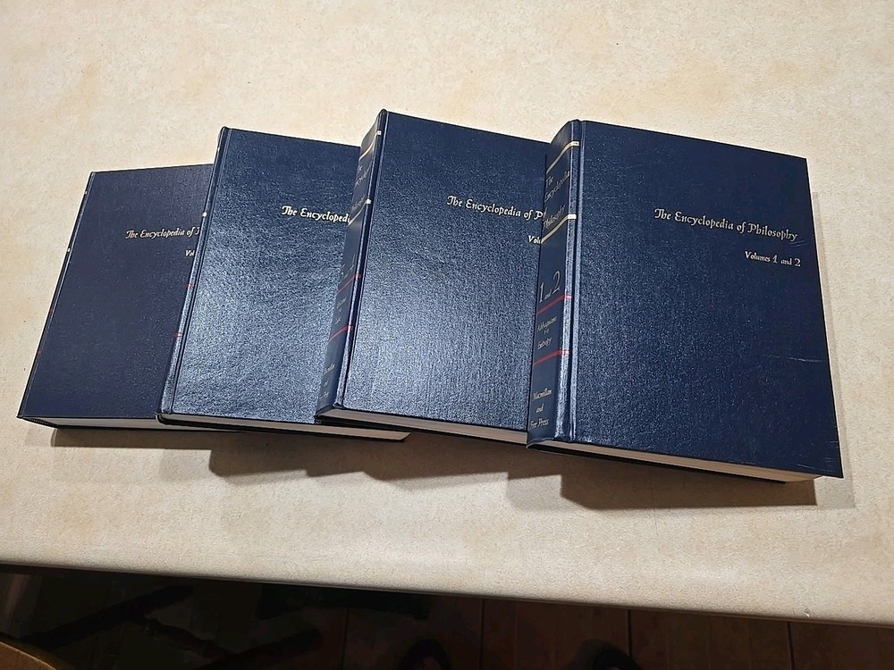 The Encyclopedia of Philosophy (8 Volumes in 4) Paul Edwards Complete Set