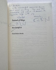 Instead of Maps by Kim Bridgford Signed 1st Edition 2005 Poetry PB