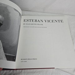 Elizabeth Frank / Esteban Vicente, 1st Edition, 1995, Art