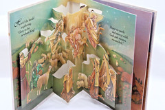 1992 Christmas Pop-up Books Lot of 5 Hard Cover Treasury Collection Vintage