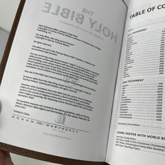 The Bible World Bible School Study Edition – Thomas Nelson 2018 NKJV Leather