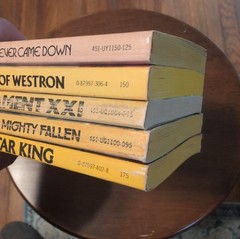 Bargain DAW Book Lot 5 Sci-Fi Paperbacks for $25 Vintage Good Condition