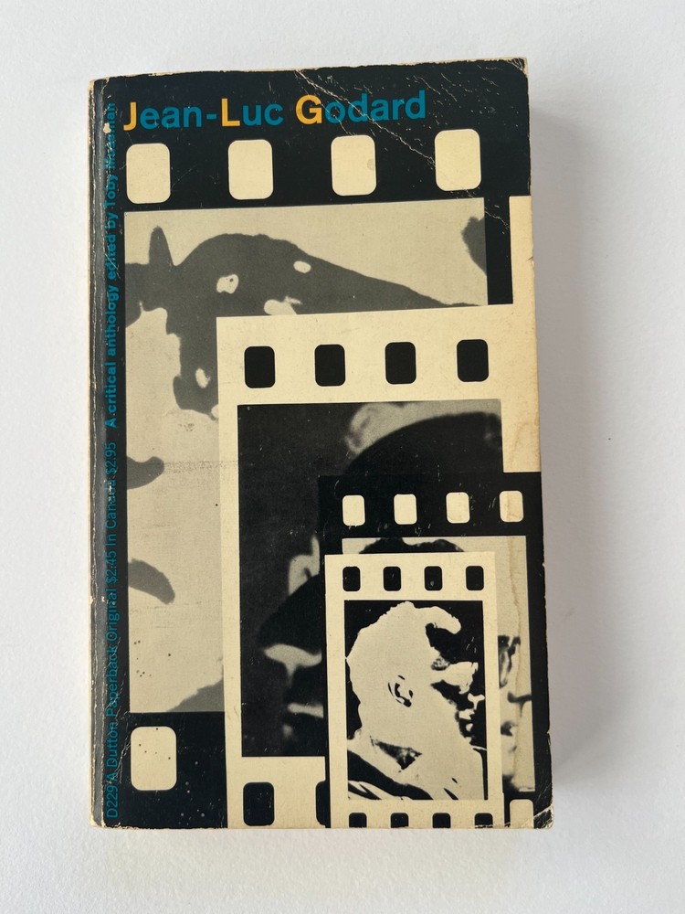JEAN LUC GODARD ~ Critical Anthology, 1st 1968, vintage paperback Film Theory