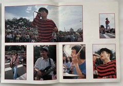 The Boom Live Pamphlet since 1986 with 3 Postcards, Monochrome & Color Photos