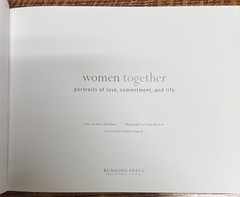 Women Together Portraits Love Commitment Life Holmlund Warwick 1999 Hardcover