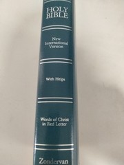 Holy Bible with Helps and Words of Christ In Red Faux Leather