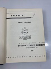 Swahili Basic Course Foreign Service Institute Ex-library 1963 HC