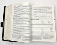 Life Application Study Bible KJV Large Print Black Bonded Leather Tyndale
