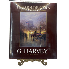 Vintage 1992 The Golden Era American Dream G Harvey Grey House Maroon HC DJ Art
