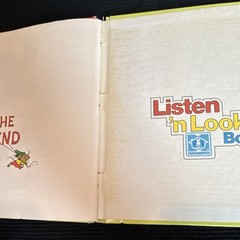 Listen 'n Look Book In My Town by Richard Scarry HC Illustrated 1976