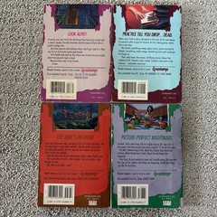 VTG Goosebumps Lot of 4: Dead House #1, Piano Lessons, Ghost Camp, Say Cheese