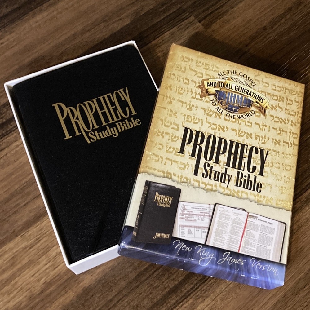 NKJV Prophecy Study Bible – John C. Hagee, editor (Thomas Nelson, 1997) leather