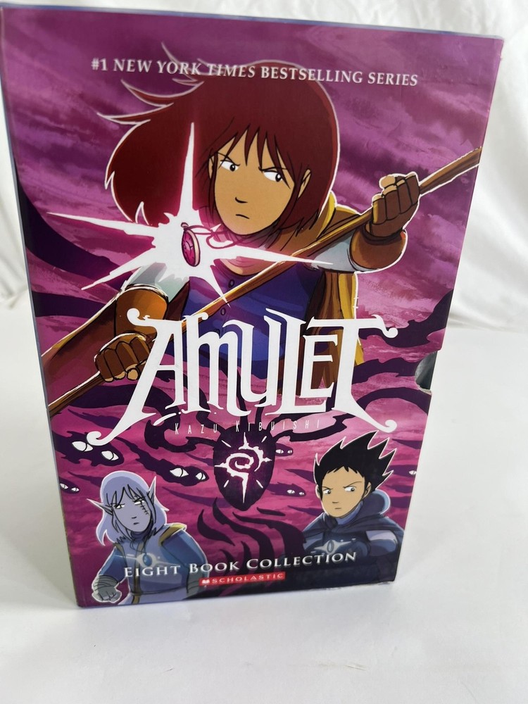 Amulet Eight Book Collection Kazu Kibuishi Scholastic PB Box Set 2018 Comics