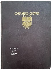 1919 UNIVERSITY OF CHICAGO COLLEGE YEARBOOK, THE CAP AND GOWN, CHICAGO, IL