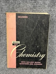 Review Text In Chemistry sc Maxwell Gelender 1959 Amsco School Publication