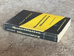 QUANTITATIVE CHEMISTRY: A Laboratory Text, Jurg Waser 1964 PB, 435 pages