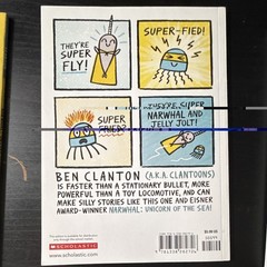 Ben Clanton Narwhal and Jelly Book Lot of 4 Scholastic PB Illustrated Ages 4-8