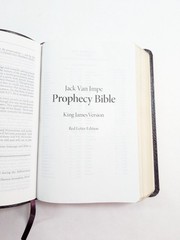 KJV Jack Van Impe Prophecy Bible Burgundy Leather Red Letter Limited Special Ed.