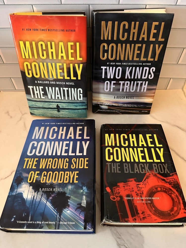 Michael Connelly Hardcovers Lot of 4 Mixed Titles (0358)