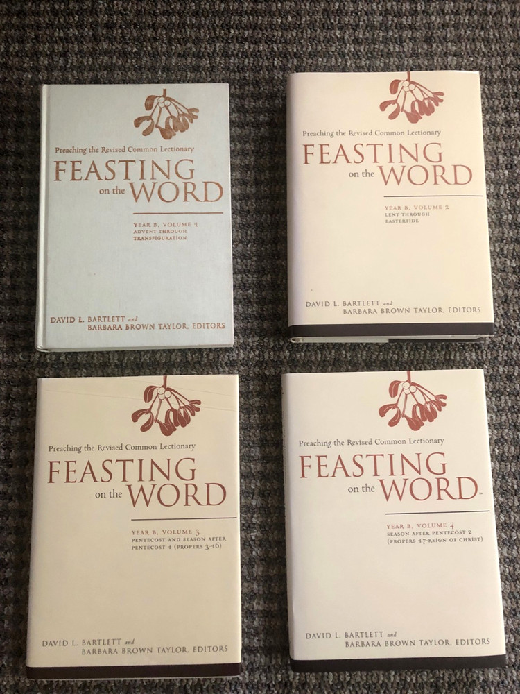 Feasting On The Word,” for Lectionary Year B: Lot includes HC Vols. 1, 2, 3, 4