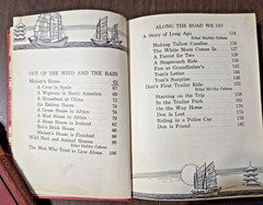 Antique early reader books Far Away Ports , Days in and Days out