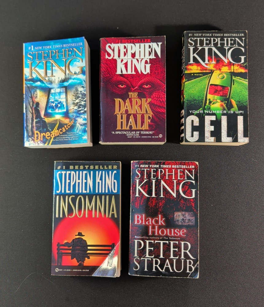 Stephen King 1990’s 2000s Vintage Paperback Horror Thriller Desperation Lot Of 5
