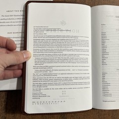 ESV Thinline Bible – ESV 2025 Text – Saddle Brown, Full Grain Genuine Leather