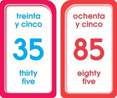 School Zone – Bilingual Numbers 1-100 Flash Cards – Ages 4+, Preschool to…