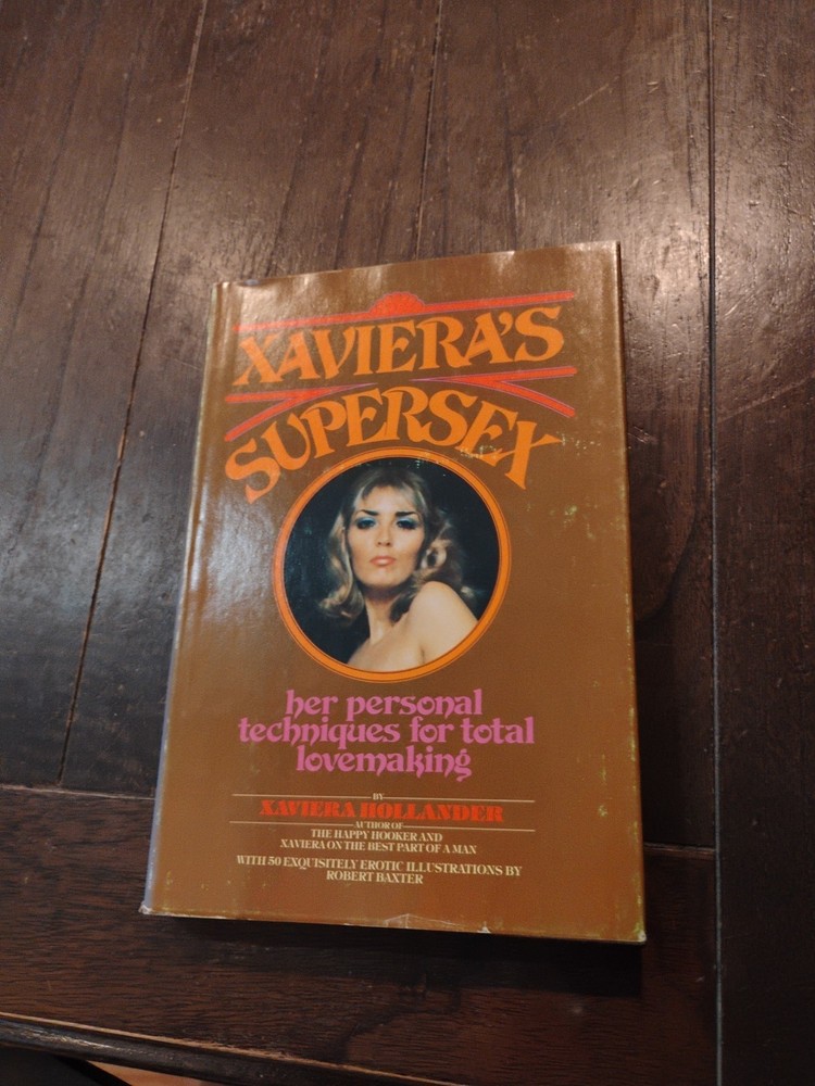 VTG 1976 Xaviera Hollander – Supersex Reprint Sexual Techniques RARE Book