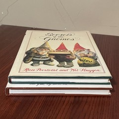 Gnomes, Secrets of the Gnomes 2 HC DJ Books Poortvliet Huygen 1977 1982
