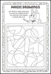 Bluey – Jumbo Coloring And Activity – Book