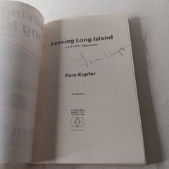 Leaving Long Island by Ferb Kupfer TPB (2012) SIGNED