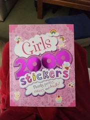 GIRLS 2000 stickers Book, New Condition, Paperback 58 Pages, 8.5×10.75, Yr 2015