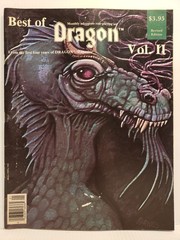 Best of Dragon Vol 2 Advanced Dungeons and Dragons 1E AD&D 1981 8110 RPG