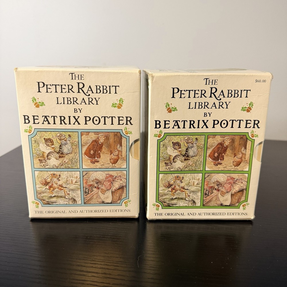 The Peter Rabbit Library By Beatrix Potter 2 Box Sets Vol 1-12 & 13-23 – Vintage