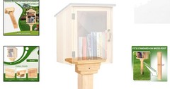 Little Library Mount 11x8x4 inches – Easy Setup for Outdoor Book Sharing