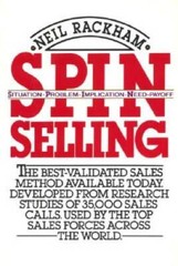 SPIN Selling – Hardcover By Neil Rackham – GOOD
