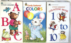 Vtg Cyndy Szekeres’ Counting Colors ABC Books Golden Sturdy Board Set of 3