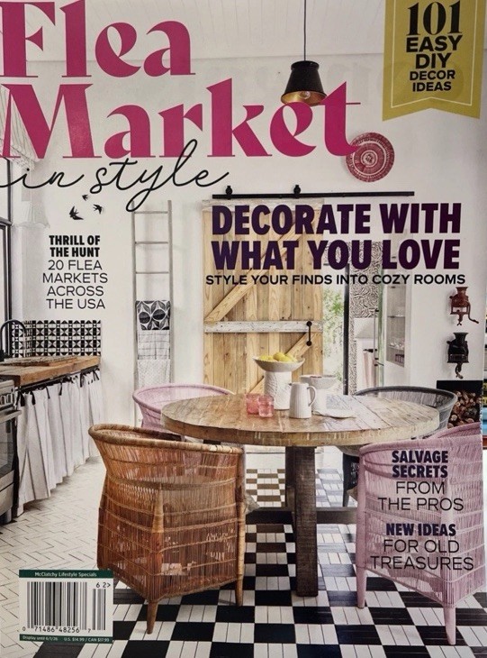 Flea Market in Style April 2026 Magazine decorate with what you love