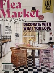 Flea Market in Style April 2026 Magazine decorate with what you love
