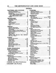 1925 The Metropolitan Cook Book 62 Pages