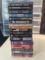 Big Science Fiction Lot of 65 MM Paperback Books Del Rey Rare OOP Listed L2